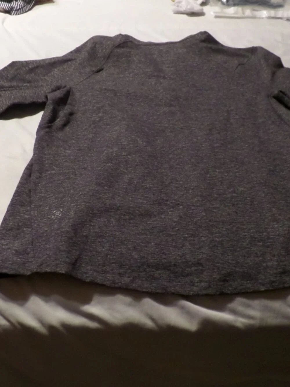 LuLulemon Men’s Gray Quarter-Zip Pullover – Size Large